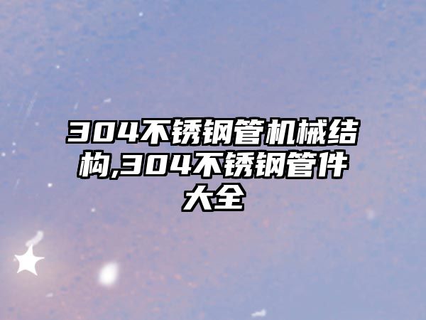 304不銹鋼管機(jī)械結(jié)構(gòu),304不銹鋼管件大全