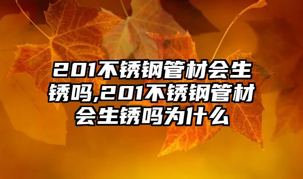 201不銹鋼管材會生銹嗎,201不銹鋼管材會生銹嗎為什么