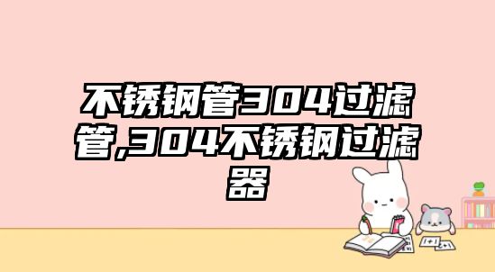 不銹鋼管304過濾管,304不銹鋼過濾器