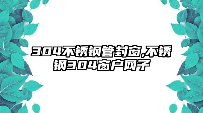 304不銹鋼管封窗,不銹鋼304窗戶網(wǎng)子