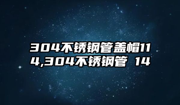 304不銹鋼管蓋帽114,304不銹鋼管φ14