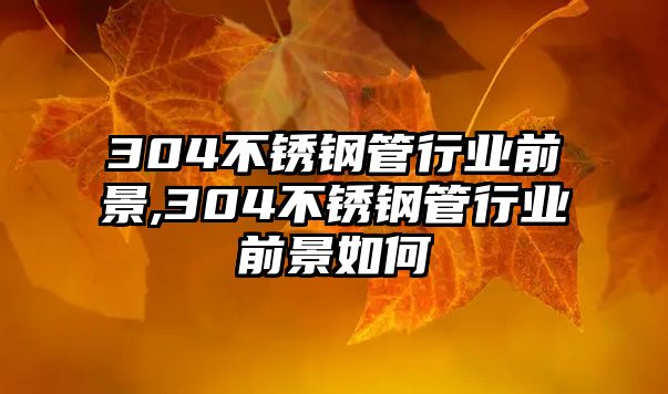 304不銹鋼管行業(yè)前景,304不銹鋼管行業(yè)前景如何